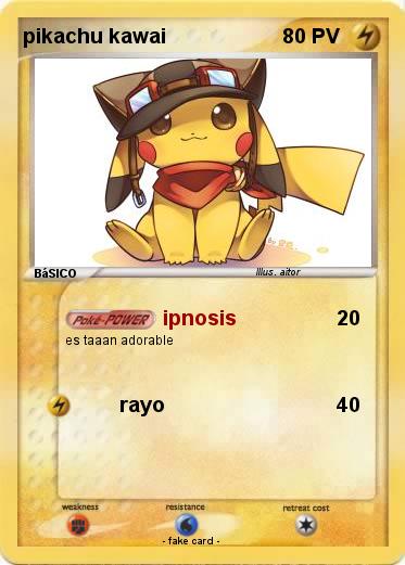 Pokemon pikachu kawai