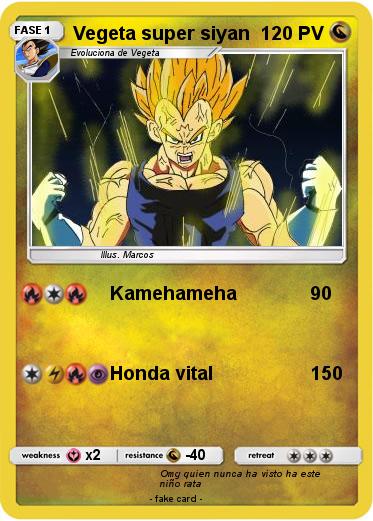 Pokemon Vegeta super siyan