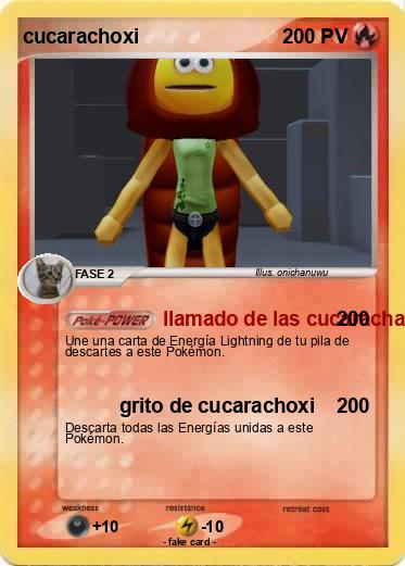 Pokemon cucarachoxi