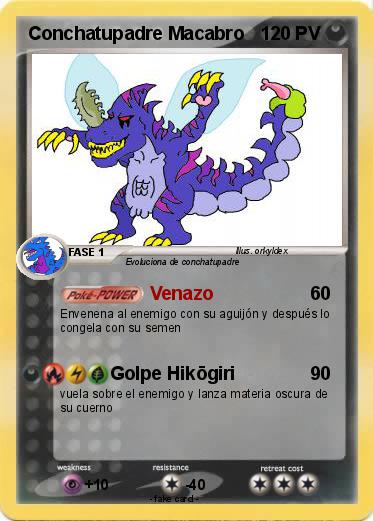 Pokemon Conchatupadre Macabro
