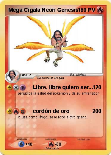 Pokemon Mega Cigala Neon Genesis