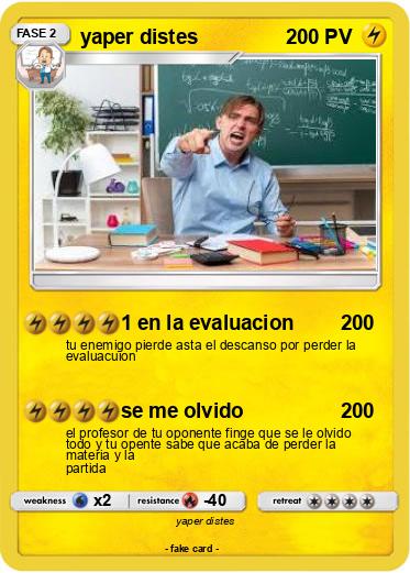 Pokemon yaper distes