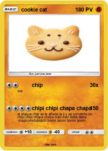 Pokemon cookie cat