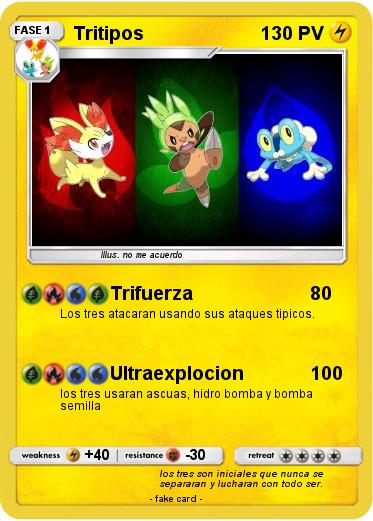 Pokemon Tritipos