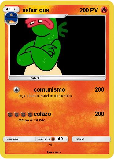 Pokemon señor gus