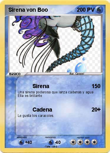 Pokemon Sirena von Boo