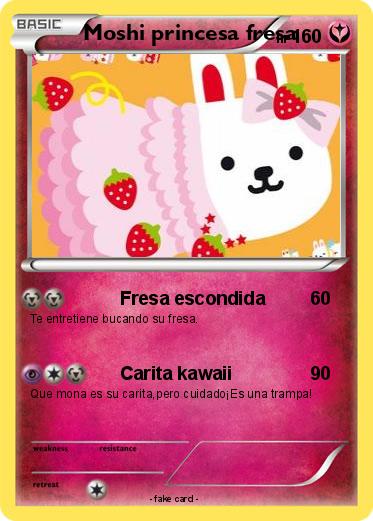 Pokemon Moshi princesa fresa