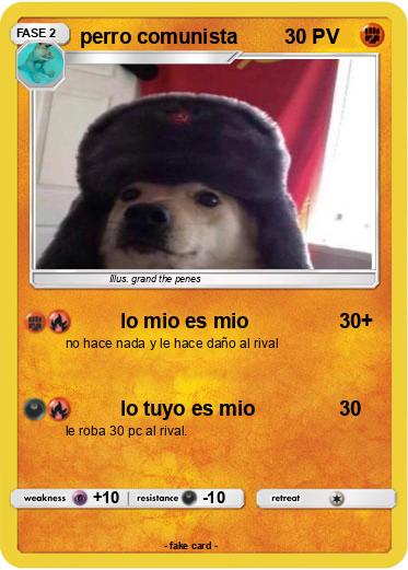 Pokemon perro comunista