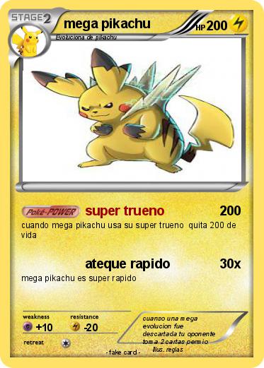 Pokemon mega pikachu
