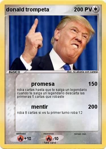 Pokemon donald trompeta