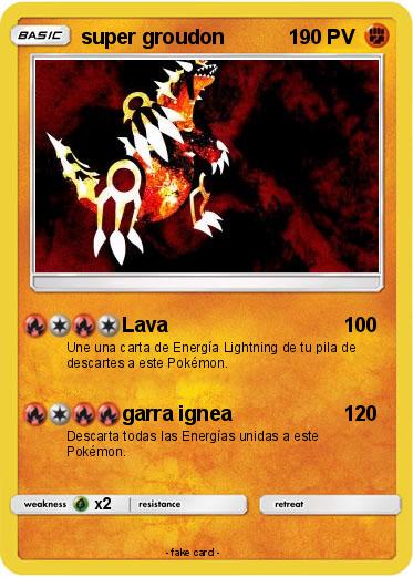 Pokemon super groudon