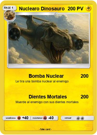 Pokemon Nuclearo Dinosauro