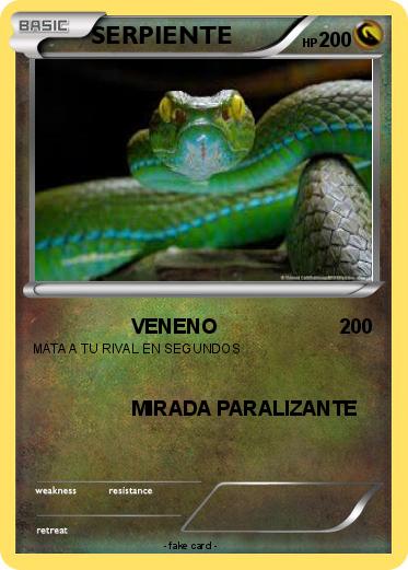Pokemon SERPIENTE