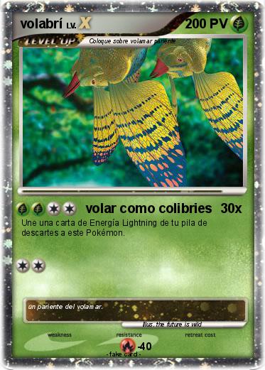 Pokemon volabrí