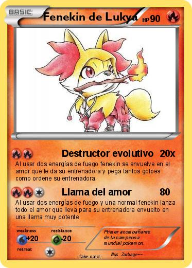 Pokemon Fenekin de Lukya