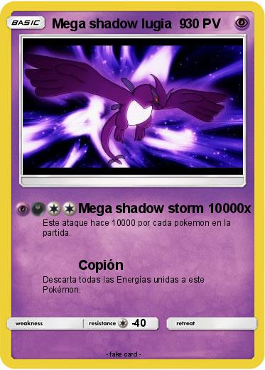 Pokemon Mega shadow lugia  9