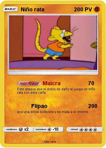 Pokemon Niño rata