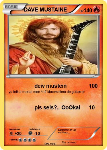 Pokemon DAVE MUSTAINE