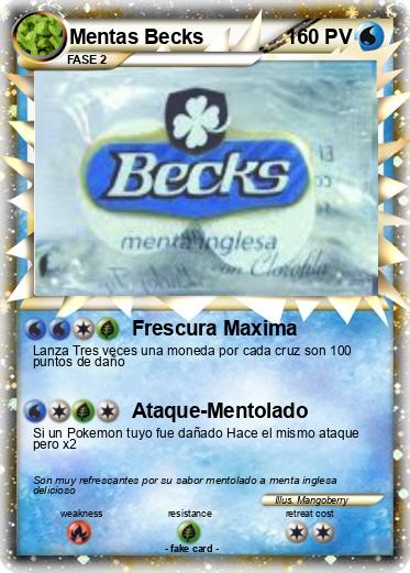 Pokemon Mentas Becks