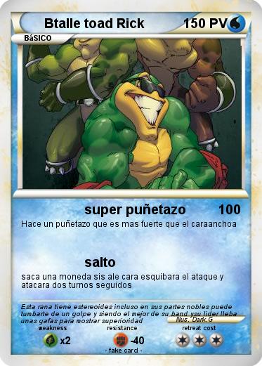 Pokemon Btalle toad Rick
