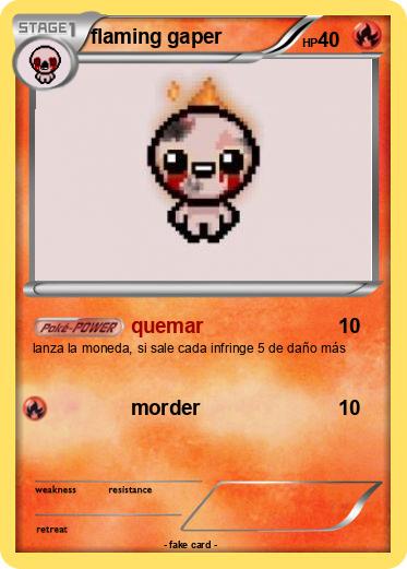 Pokemon flaming gaper