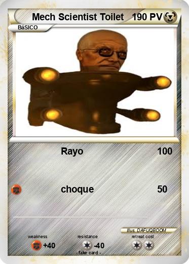 Pokemon Mech Scientist Toilet