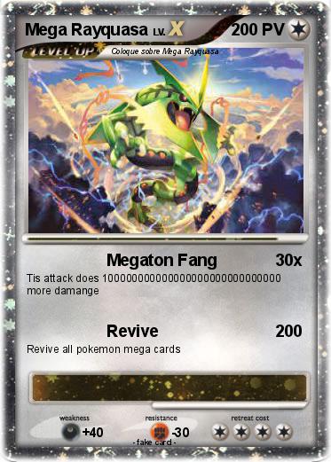 Pokemon Mega Rayquasa