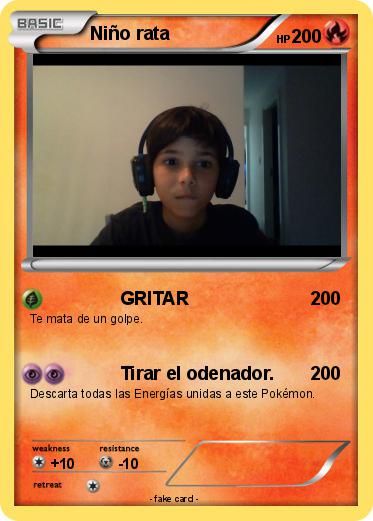 Pokemon Niño rata