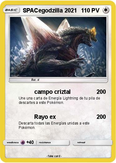 Pokemon SPACegodzilla 2021