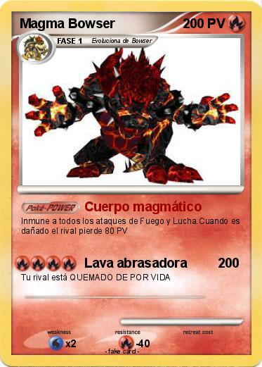 Pokemon Magma Bowser