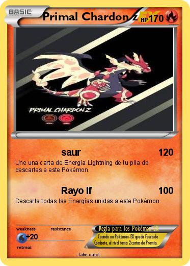 Pokemon Primal Chardon z