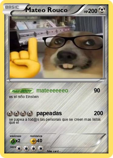 Pokemon Mateo Rouco