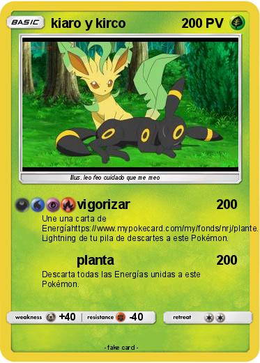 Pokemon kiaro y kirco