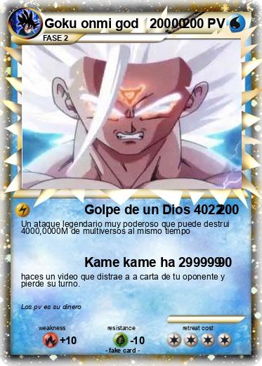 Pokemon Goku onmi god   20000
