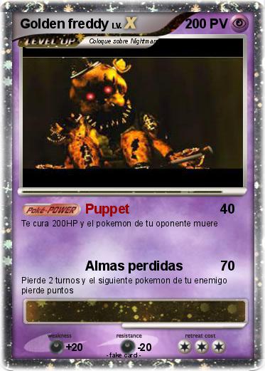 Pokemon Golden freddy
