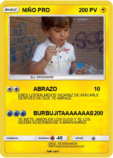 Pokemon NIÑO PRO