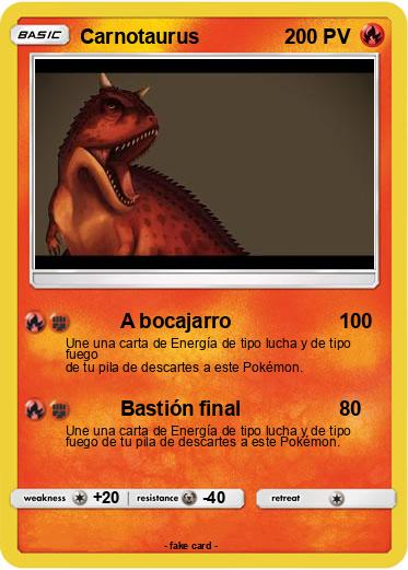 Pokemon Carnotaurus
