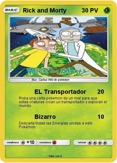 Pokemon Rick and Morty