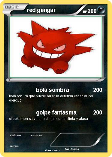 Pokemon red gengar