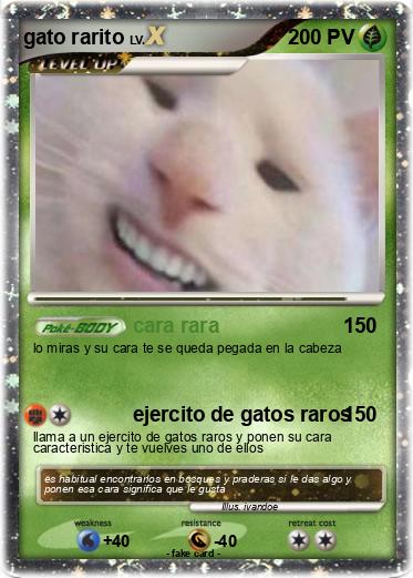Pokemon gato rarito