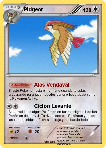 Pokemon Pidgeot