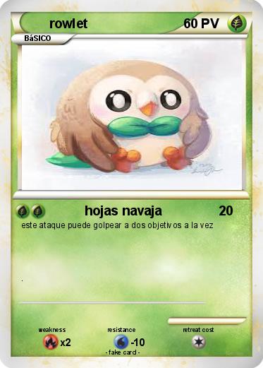 Pokemon rowlet