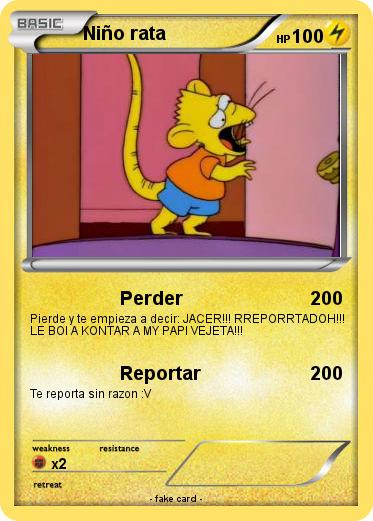 Pokemon Niño rata