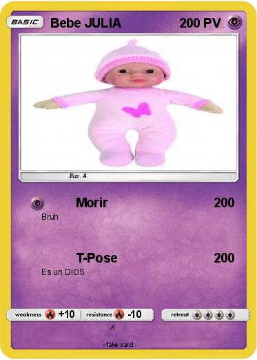 Pokemon Bebe JULIA