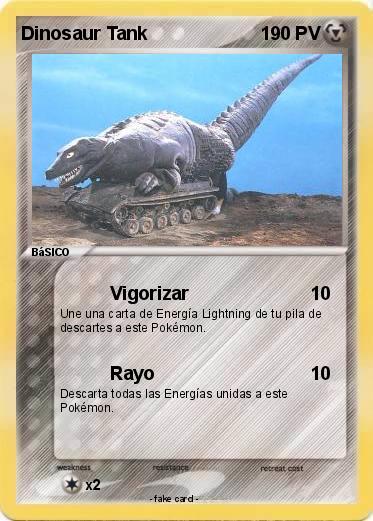 Pokemon Dinosaur Tank