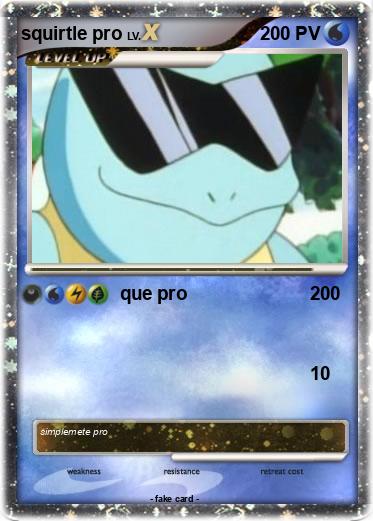 Pokemon squirtle pro