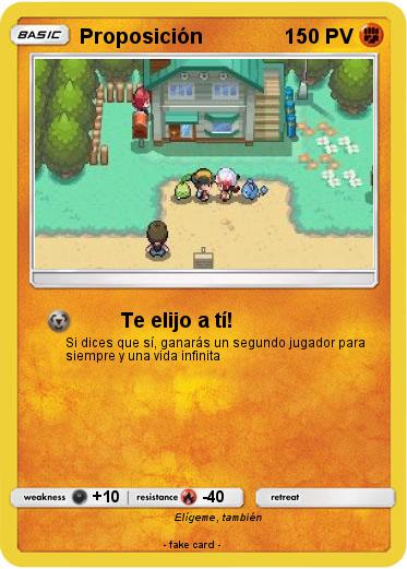 Pokemon Proposición