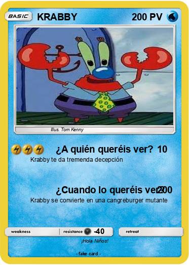 Pokemon KRABBY