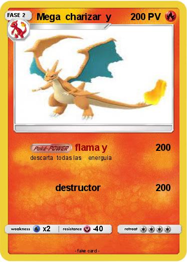 Pokemon Mega  charizar  y