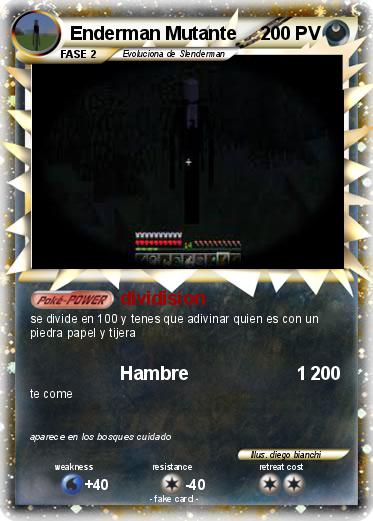 Pokemon Enderman Mutante